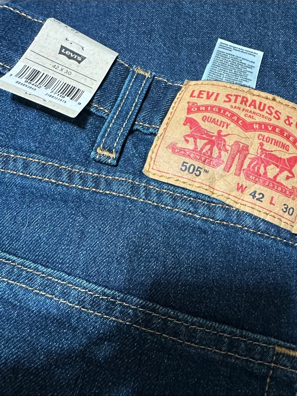 Levi's 505 Men's Jeans - Indigo Blue